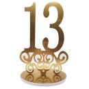 מעמד עץ מטאלי בר מצווה -זהב