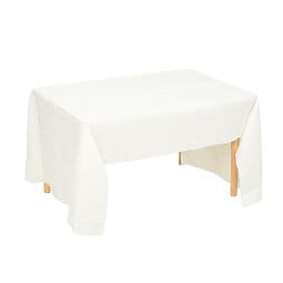 מפת שולחן מובלטת קרם