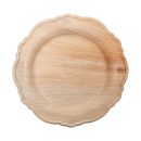 צלחות בינוניות מתכלות - מעוטרות