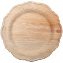 צלחות גדולות מתכלות - מעוטרות