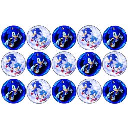 דף לקאפקייקס סוניק 1