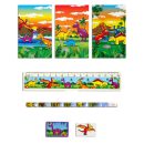 סט כלי כתיבה דינוזאורים - מגוון