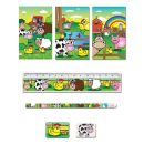 סט כלי כתיבה חברים בחווה - מגוון