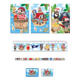 סט כלי כתיבה פיראטים - מגוון