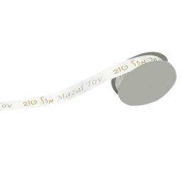 סרט סאטן מזל טוב - זהב