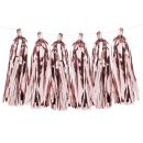 שרשרת טאסל - רוז גולד 1.5 מטר