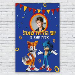 הדפסת פוסטרים בעיצוב אישי סוניק 1
