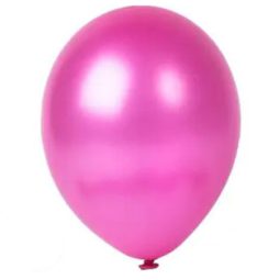 בלוני לטקס מטאלי פוקסיה 100 יח'