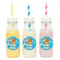 מדבקות עגולות לעיצוב פורים 1