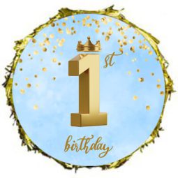 פיניאטה גיל שנה - כחול