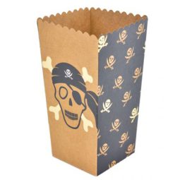 קופסאות פופקורן וחטיפים מפת פיראטים