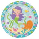 צלחות גדולות - בת הים הקטנה