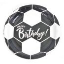 צלחות נייר קטנות כדורגל