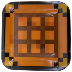 צלחות מרובעות גדולות מיינקראפט