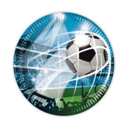 צלחות נייר קטנות אוהדי כדורגל