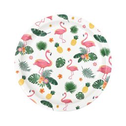 צלחות קטנות פלמינגו פסים