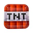 צלחות מרובעות קטנות מיינקראפט