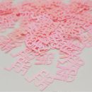 קונפטי מזל טוב - ורוד