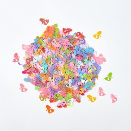 קונפטי בת הים צבעוני