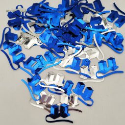 קונפטי תפילין - כחול כסוף