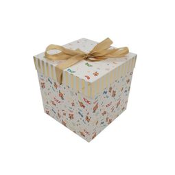 קופסת קרטון עם מכסה מסיכה - קטן