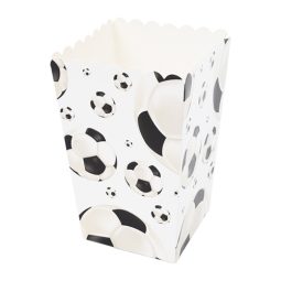 קופסאות פופקורן וחטיפים כדורגל