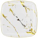 צלחות קיסר לבן זהב - גדול