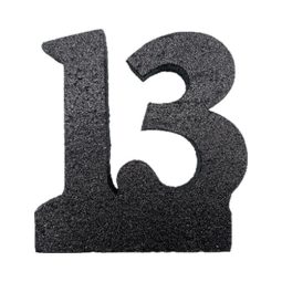 קלקר לקישוט שולחן בר מצווה - שחור