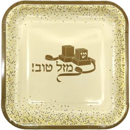 צלחות נייר גדולות בר מצווה תפילין