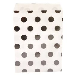 שקיות נייר נקודות – שחור