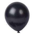 בלוני לטקס מטאלי שחור 100 יח'