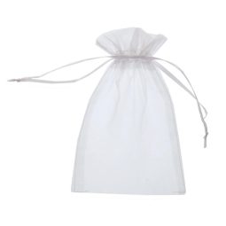 שקיות אורגנזה לבן - בינוני