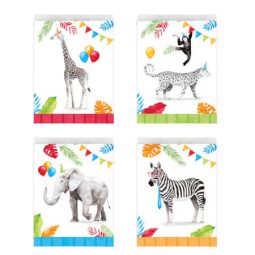 שקיות יום הולדת מסיבת חיות