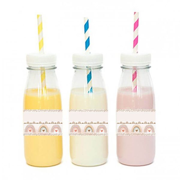 מדבקות מלבניות לעיצוב קשת בענן 2