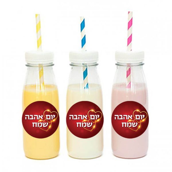 מדבקות עגולות לעיצוב יום האהבה