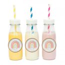 מדבקות עגולות לעיצוב קשת בענן 1