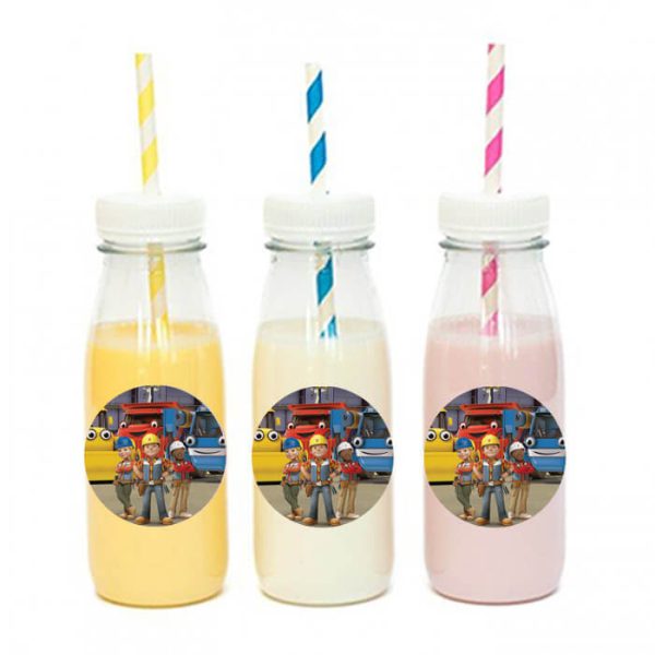 מדבקות עגולות לעיצוב בוב הבנאי