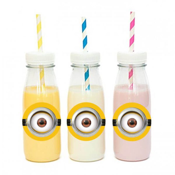 מדבקות עגולות לעיצוב מיניונים 2