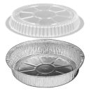 תבניות אלומיניום עגולות + מכסה