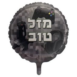 בלון הליום מזל טוב גיימינג