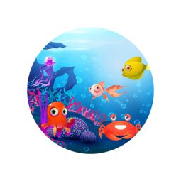 תמונה אכילה עגולה מתחת למים 1