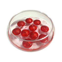 נר צף זוהר - אדום