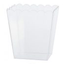 כלי הגשה פופקורן שקוף - גדול