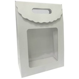 שקיות קלאפה לבן - גדול