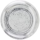 צלחות מטאור כסף לבן - גדול