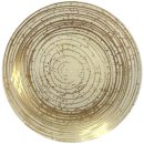 צלחות מטאור קרם זהב - גדול