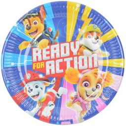 צלחות נייר גדולות מפרץ ההרפתקאות כחול