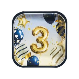 צלחות נייר קטנות חלאקה בלונים