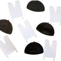 קונפטי חלאקה שחור לבן