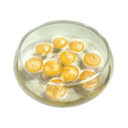 נר צף זוהר - קרם